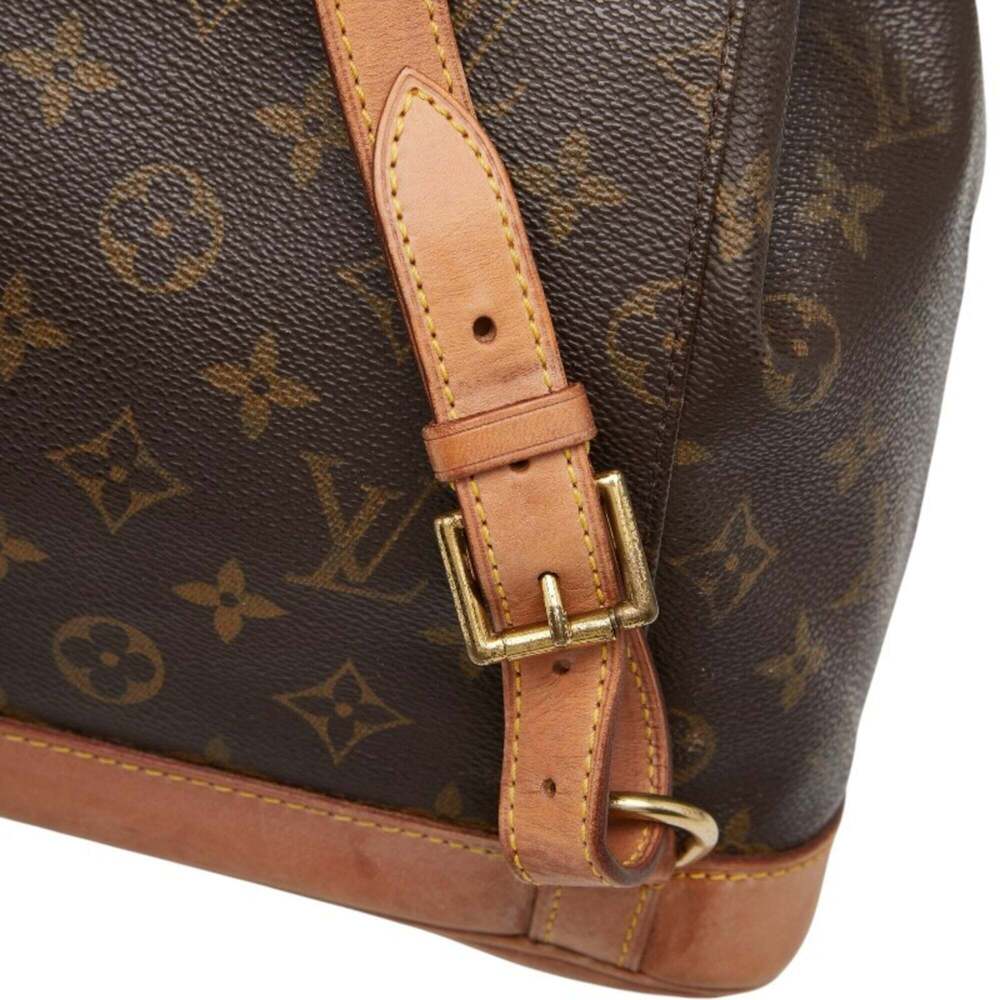 LOUIS VUITTON Brown Monogram Leather Backpack - Picture 8 of 12